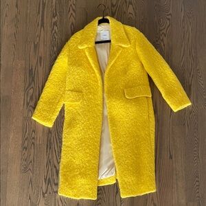 Yellow Women's Coat from Mango Suits